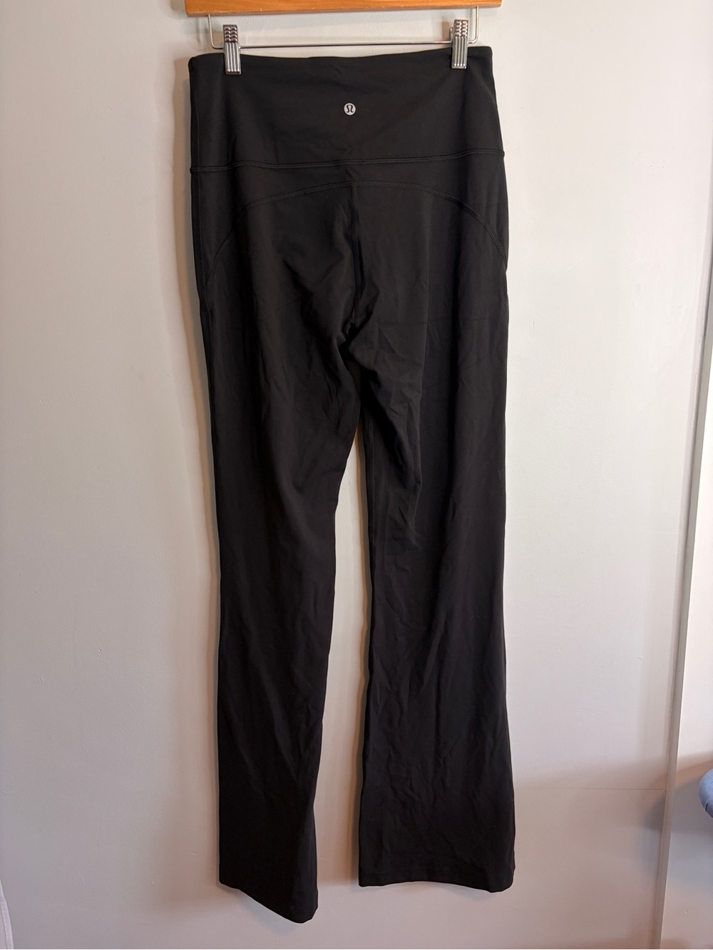 lululemon athletica Black Flared High-Rise Yoga Pants NWOT